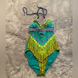 Trina Turk Seychelles one piece swimsuit - EUC - 8